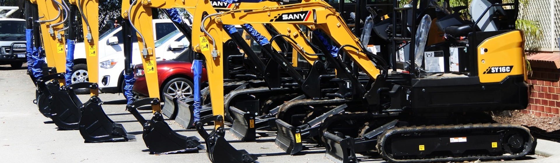 RONCO plant and equipment take delivery of a fleet of Sany Excavators